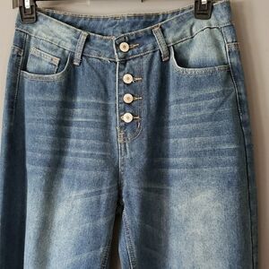MISSLOOK Blue High Rise Jeans